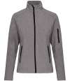 KB400 Women's Contemporary Softshell Marl Grey colour image